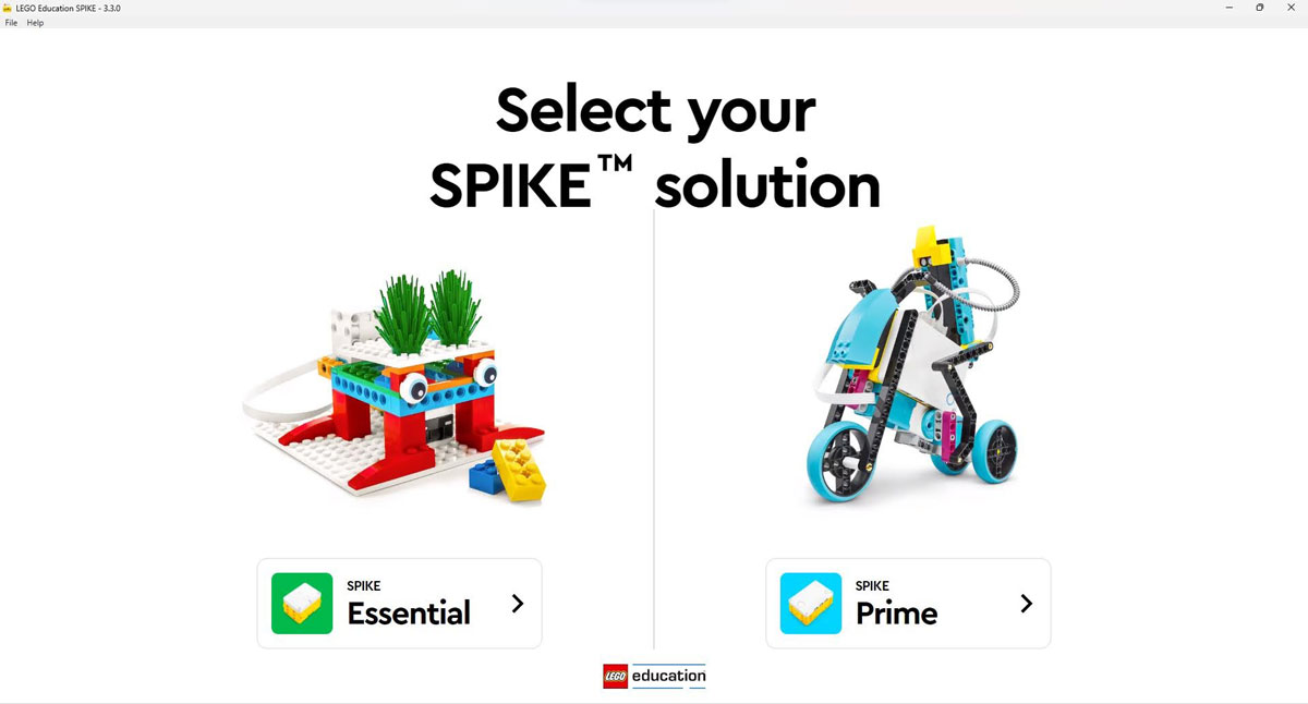 Launching the Spike Prime App