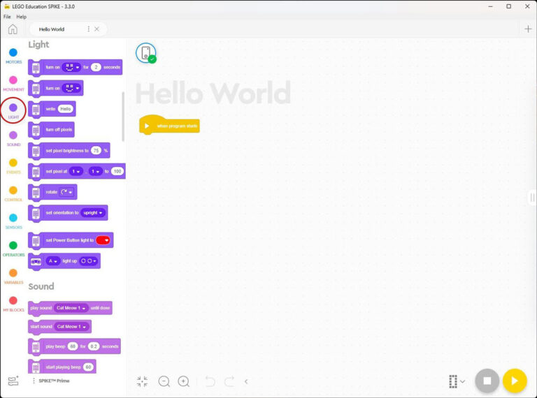 Spike Prime Tutorials: Writing and Managing Programs - ResearchParent.com