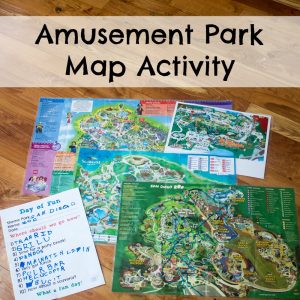 Amusement Park Map Activity