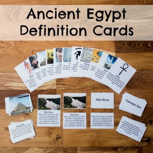 Ancient Egypt Definition Cards