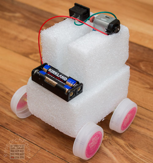Back View of Robot Car