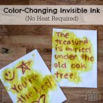 Color-Changing Invisible Ink