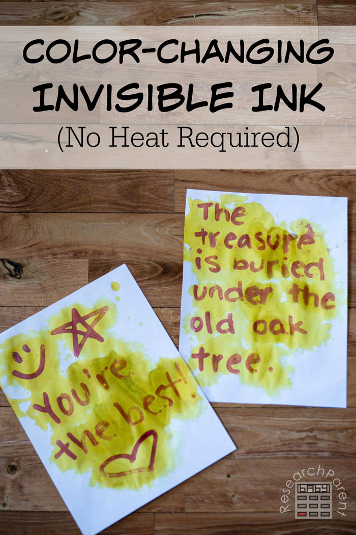 Color Changing Invisible Ink No Heat Required