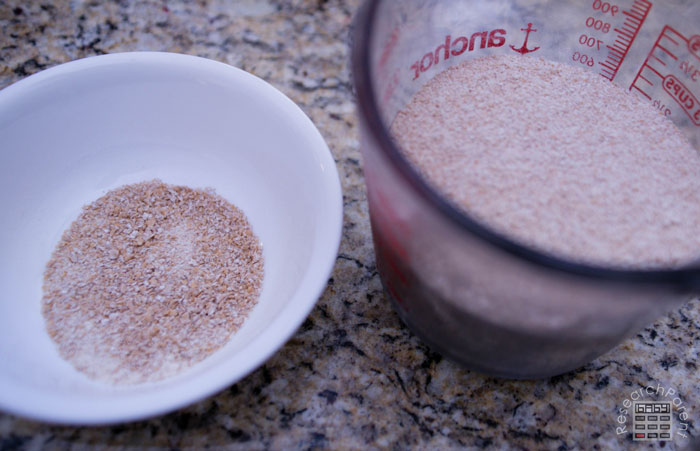 Comparison of ground vs blended flour