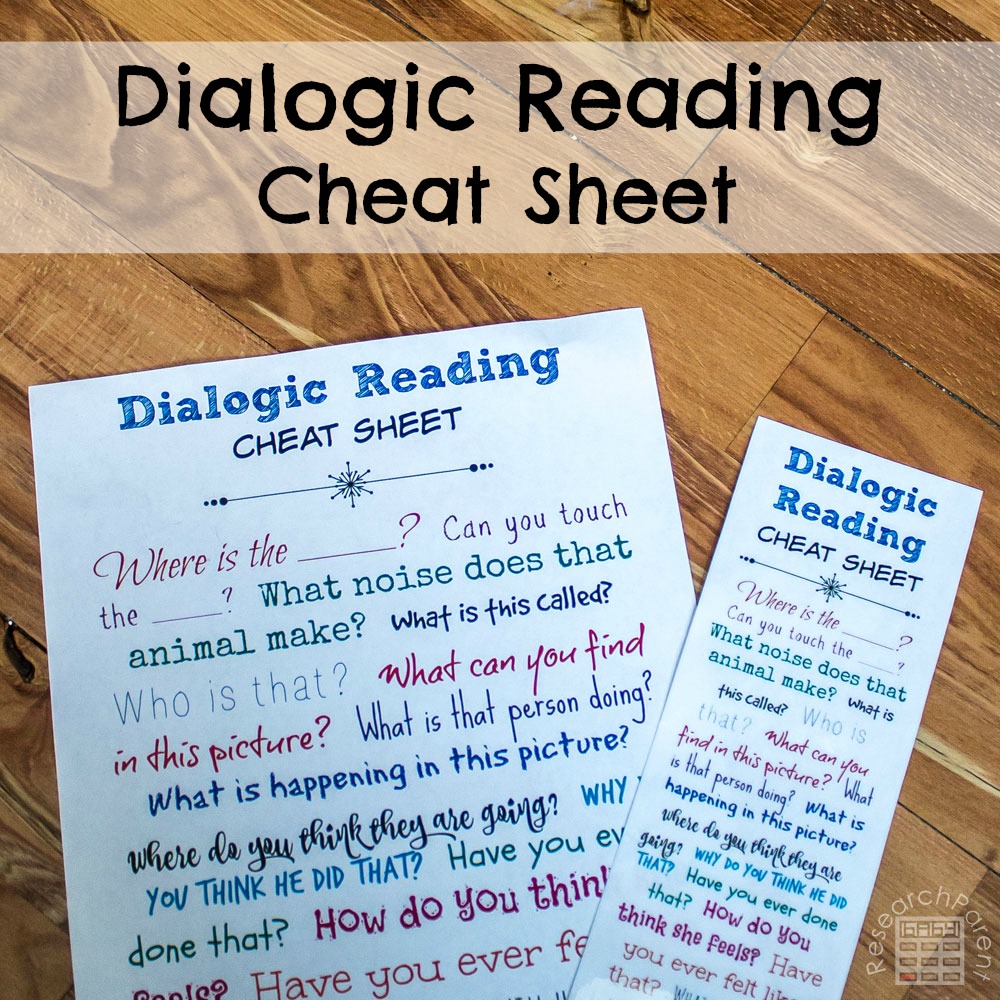 Dialogic Reading Cheat Sheet