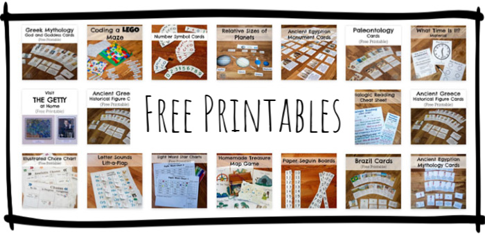 Free Educational Printables for Kids