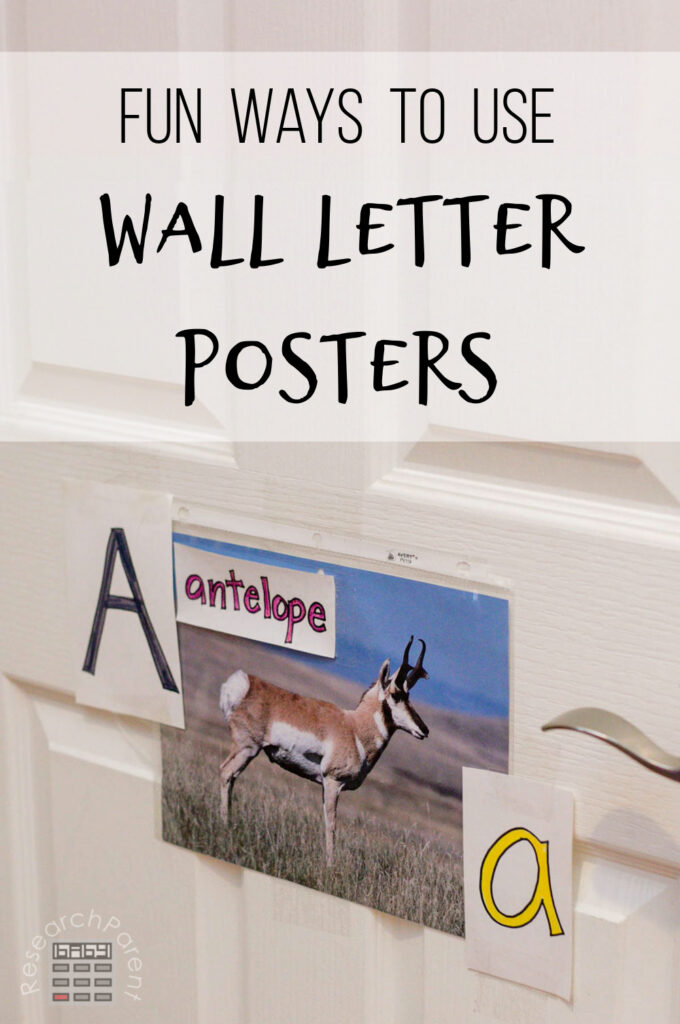 Fun Ways to Use Wall Letter Posters