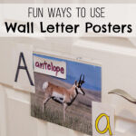 Fun Ways to Use Wall Letter Posters