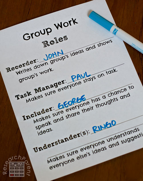 Group Work Roles