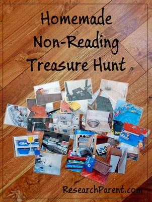 Homemade Non-Reading Treasure Hunt by ResearchParent.com