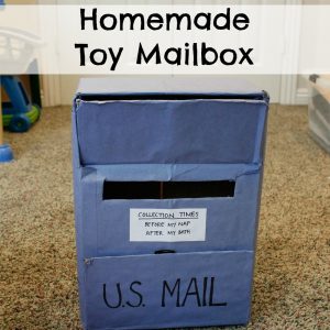 Homemade Toy Mailbox