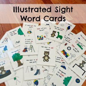 Illustrated Sight Word Cards