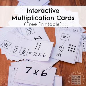 Interactive Multiplication Cards