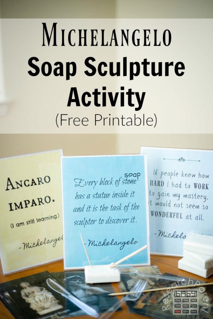 Michelangelo Soap Sculpture Activity