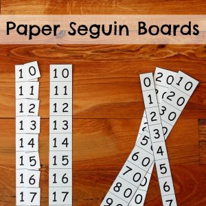 Montessori Paper Seguin Boards