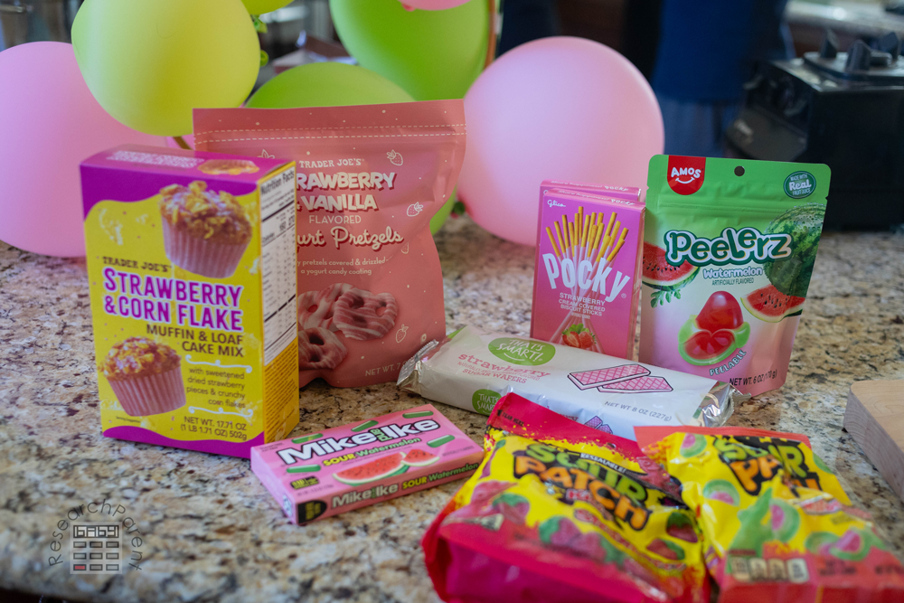 Pink food finds