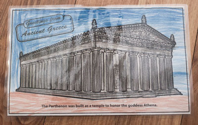 Parthenon Postcard