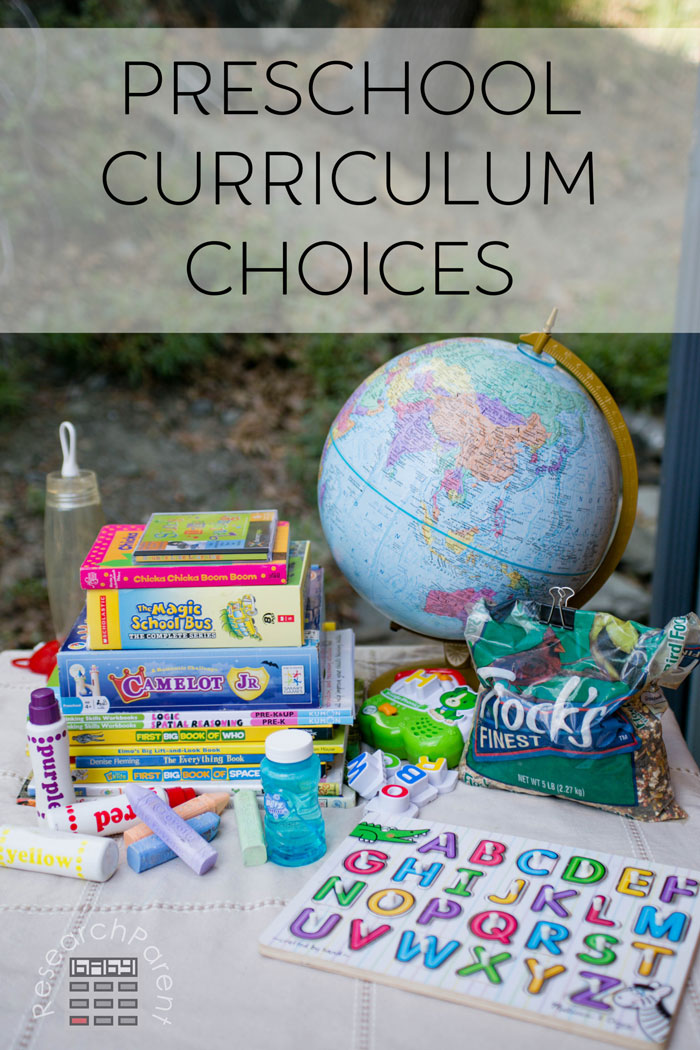 Preschool Curriculum Choices