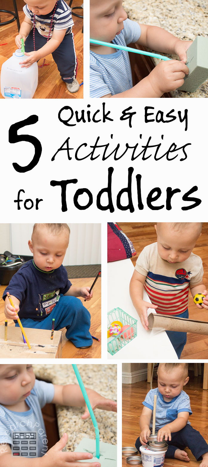 5 Quick and Easy Activities for Toddlers