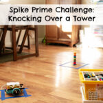 Spike Prime Challenge: Knocking Over a Tower