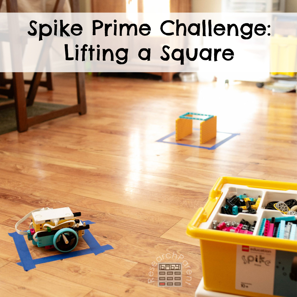Spike Prime Challenge: Lifting a Square