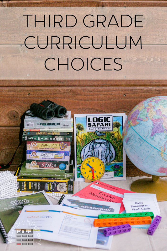 Third Grade Curriculum Choices