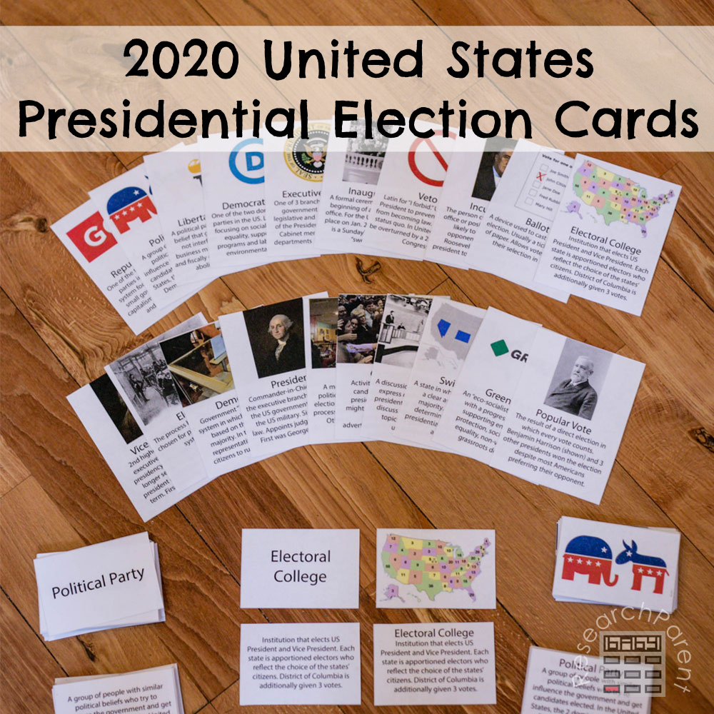 2020 Presidential Election Cards