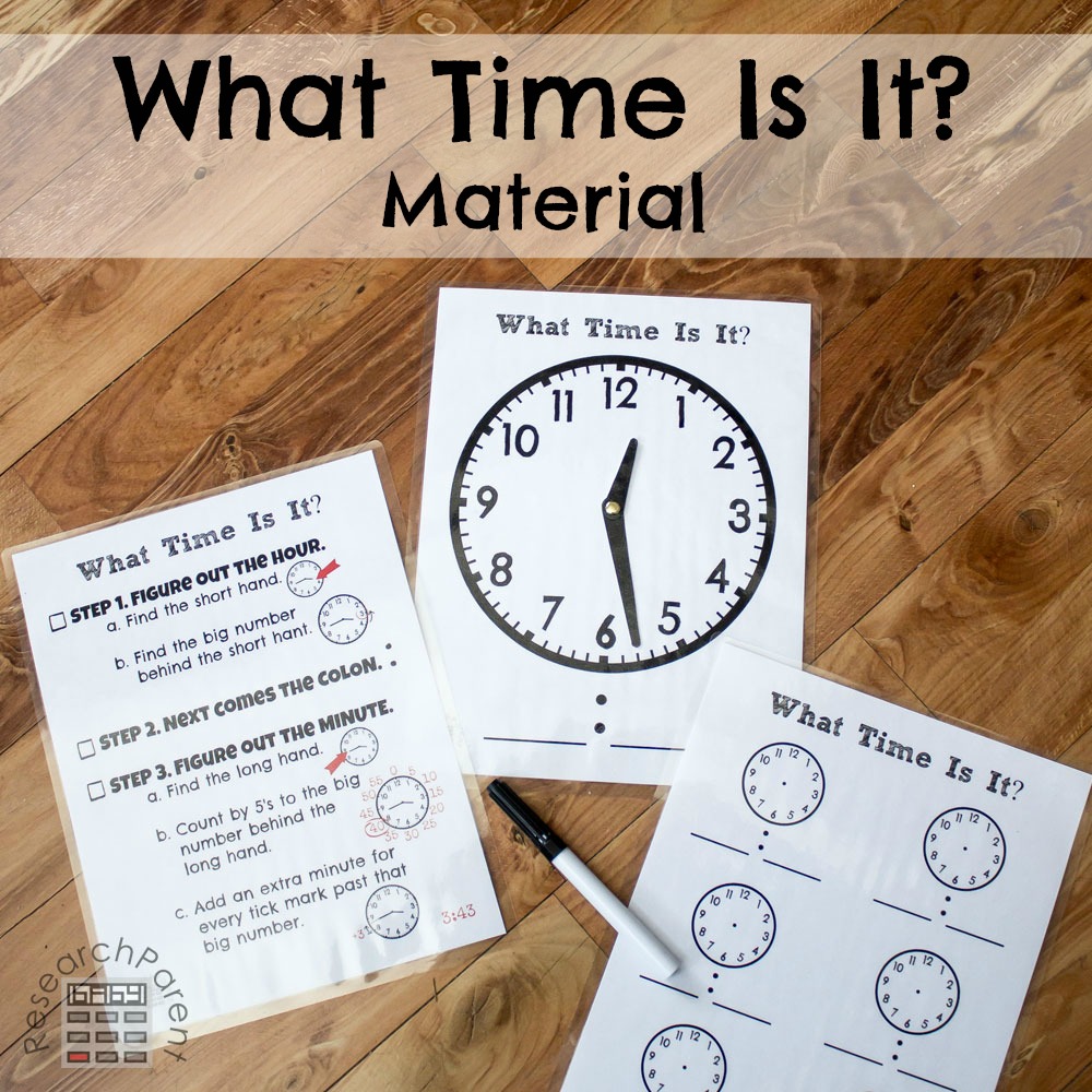 What Time Is It Material